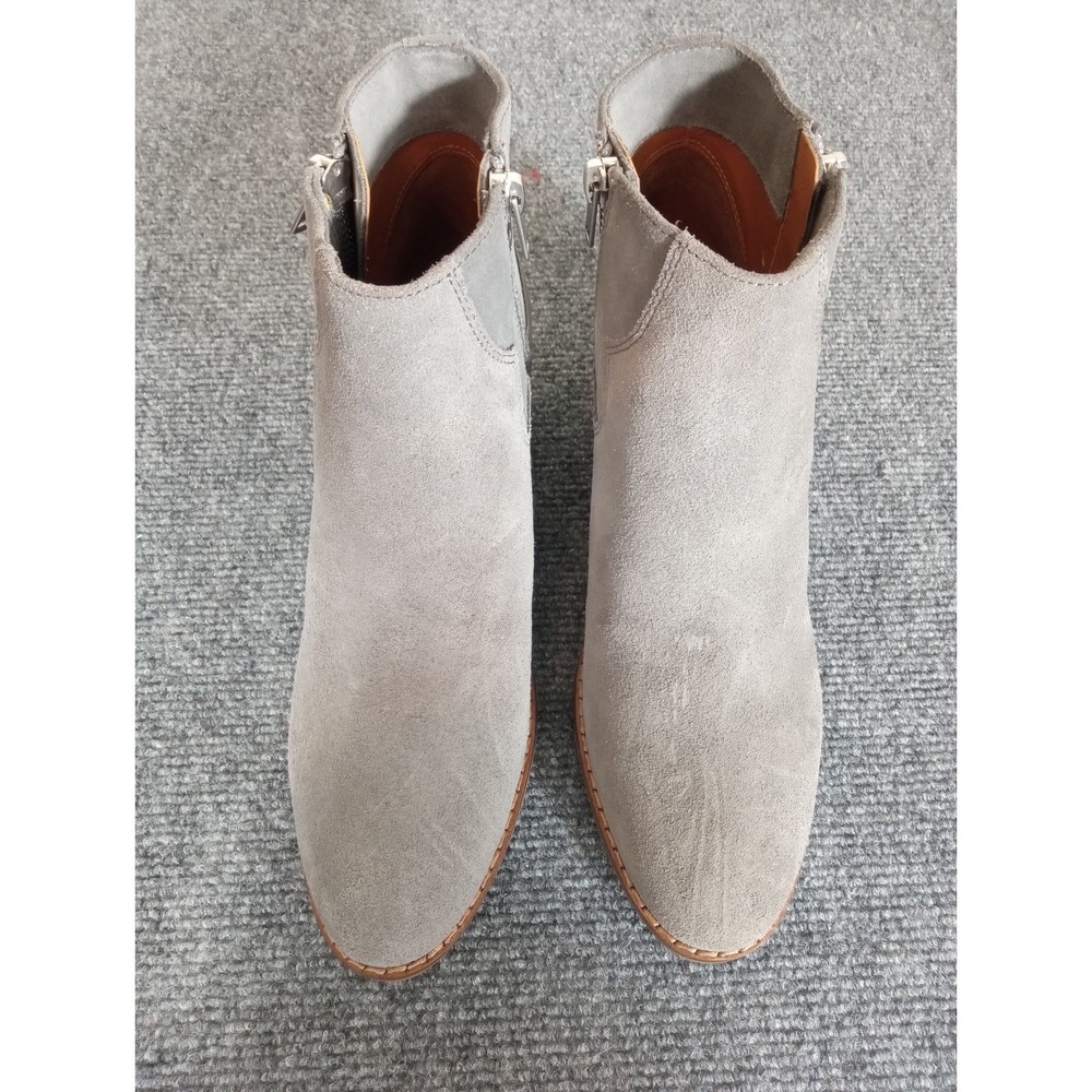 Coach New York Dani Heather Gray Womens Ankle Boot Western Bootie Size 7 Suede